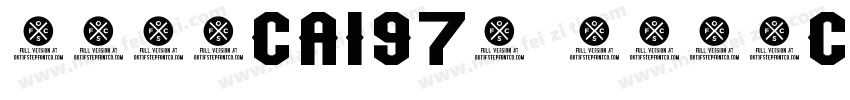 062-CAI978 062-CAI97字体转换